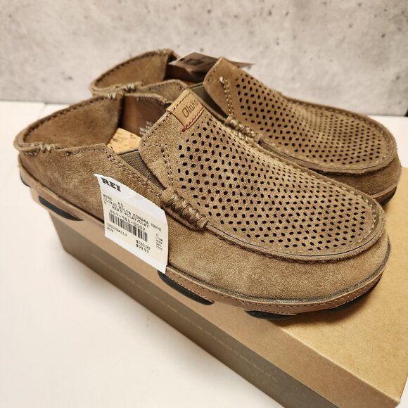 Olukai Moloa Kohana Loafer Leather Men US 8.5 Slip On Shoe - Picture 1 of 16